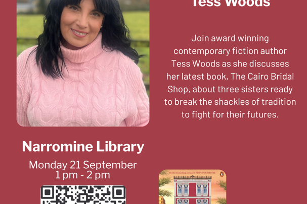 Author Talk at Narromine Library - Tess Woods